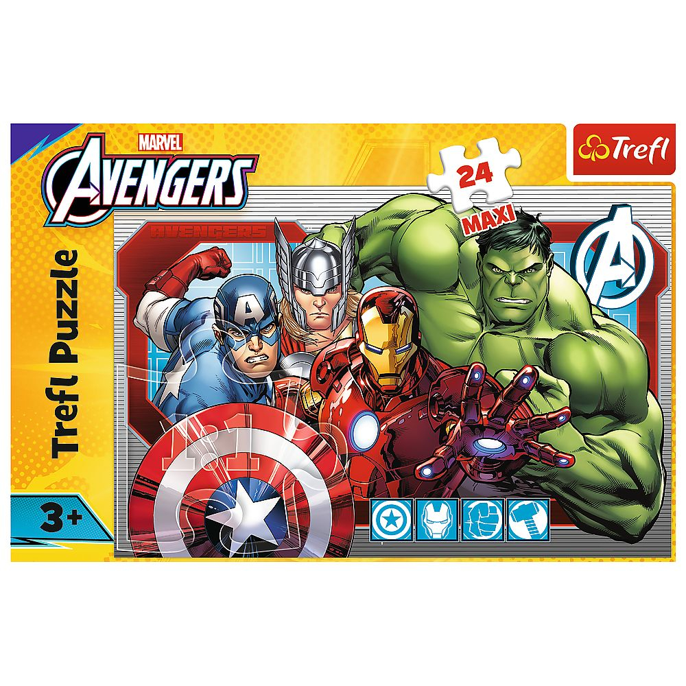 Puzzle trefl 24 maxi marvel razbunatorii intotdeauna just [3]
