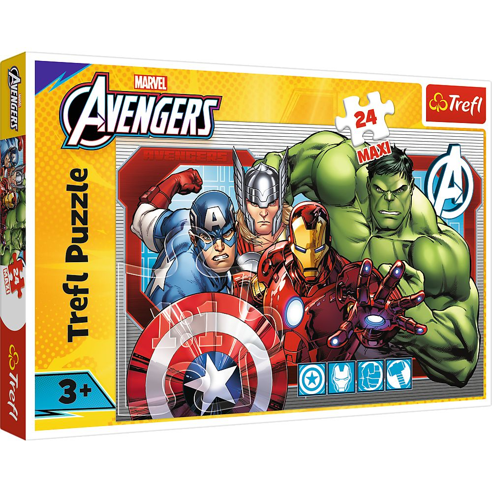 Puzzle trefl 24 maxi marvel razbunatorii intotdeauna just [1]