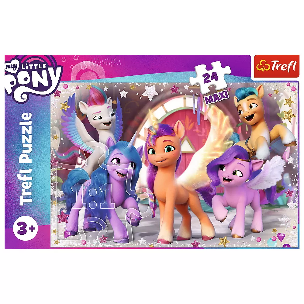 Puzzle trefl 24 maxi my little pony - bucuria poneilor [3]