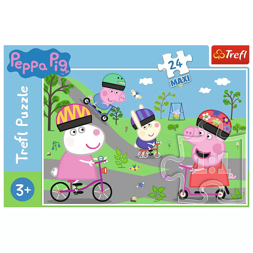 Puzzle trefl 24 maxi purcelusa peppa pig [3]