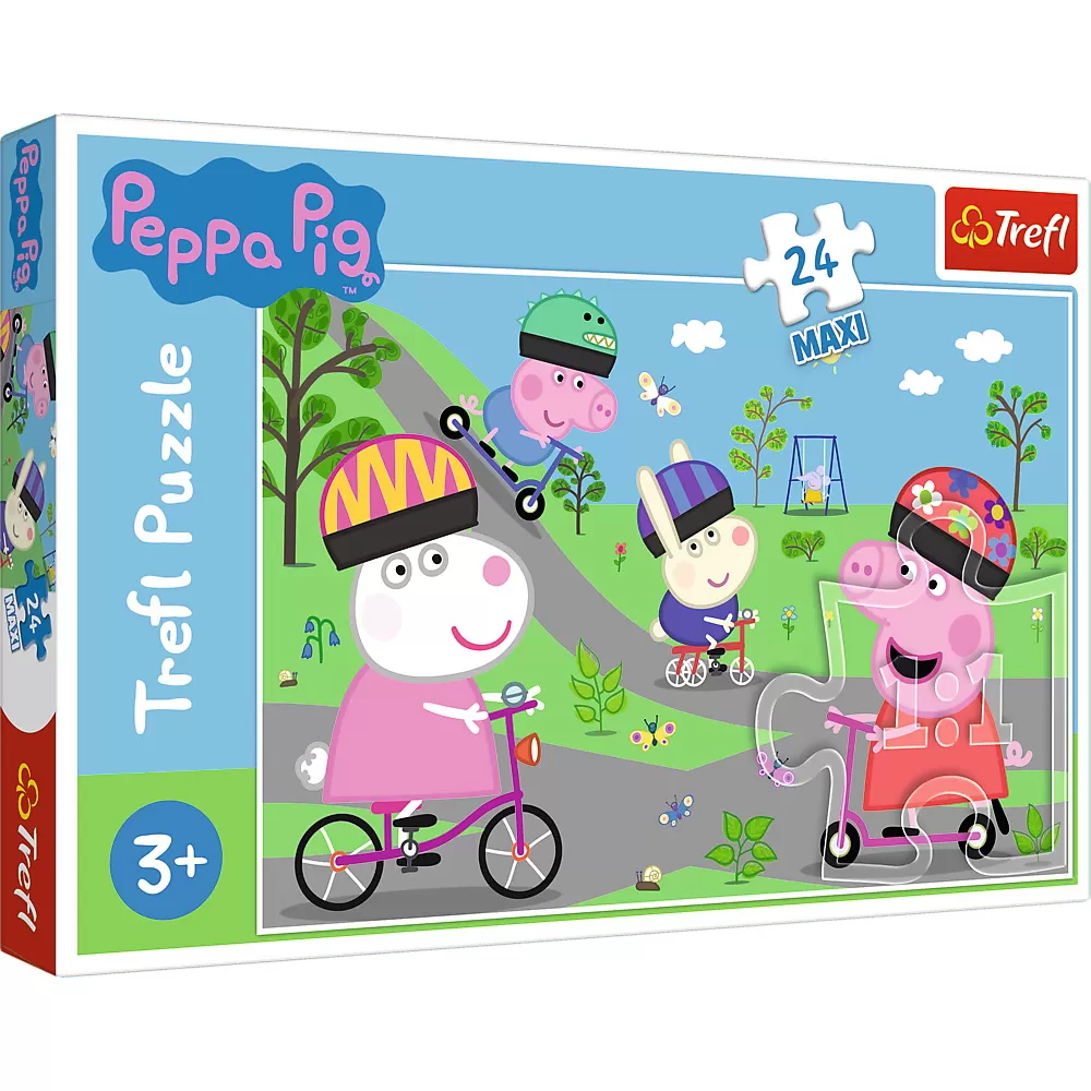 Puzzle trefl 24 maxi purcelusa peppa pig [1]