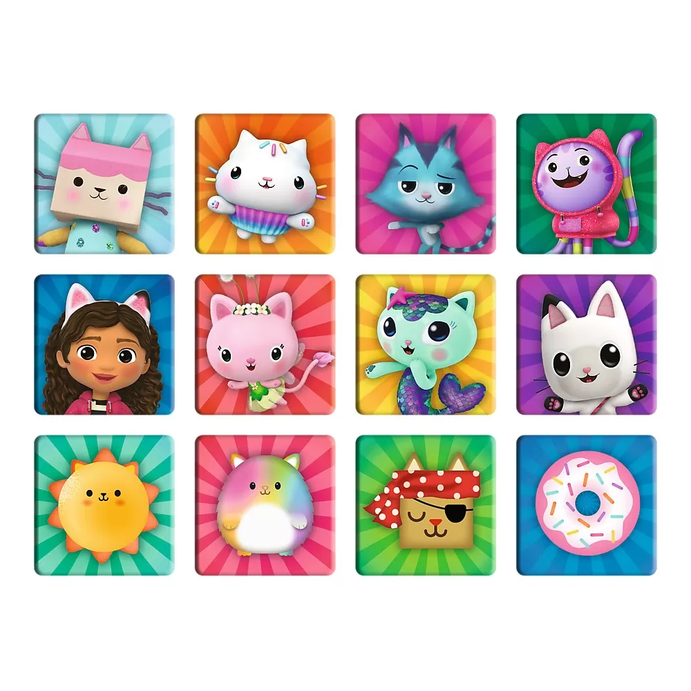 Puzzle 2 in 1 Memo - Gabbys Dollhouse, Gabi si prietenii ei, Trefl [4]