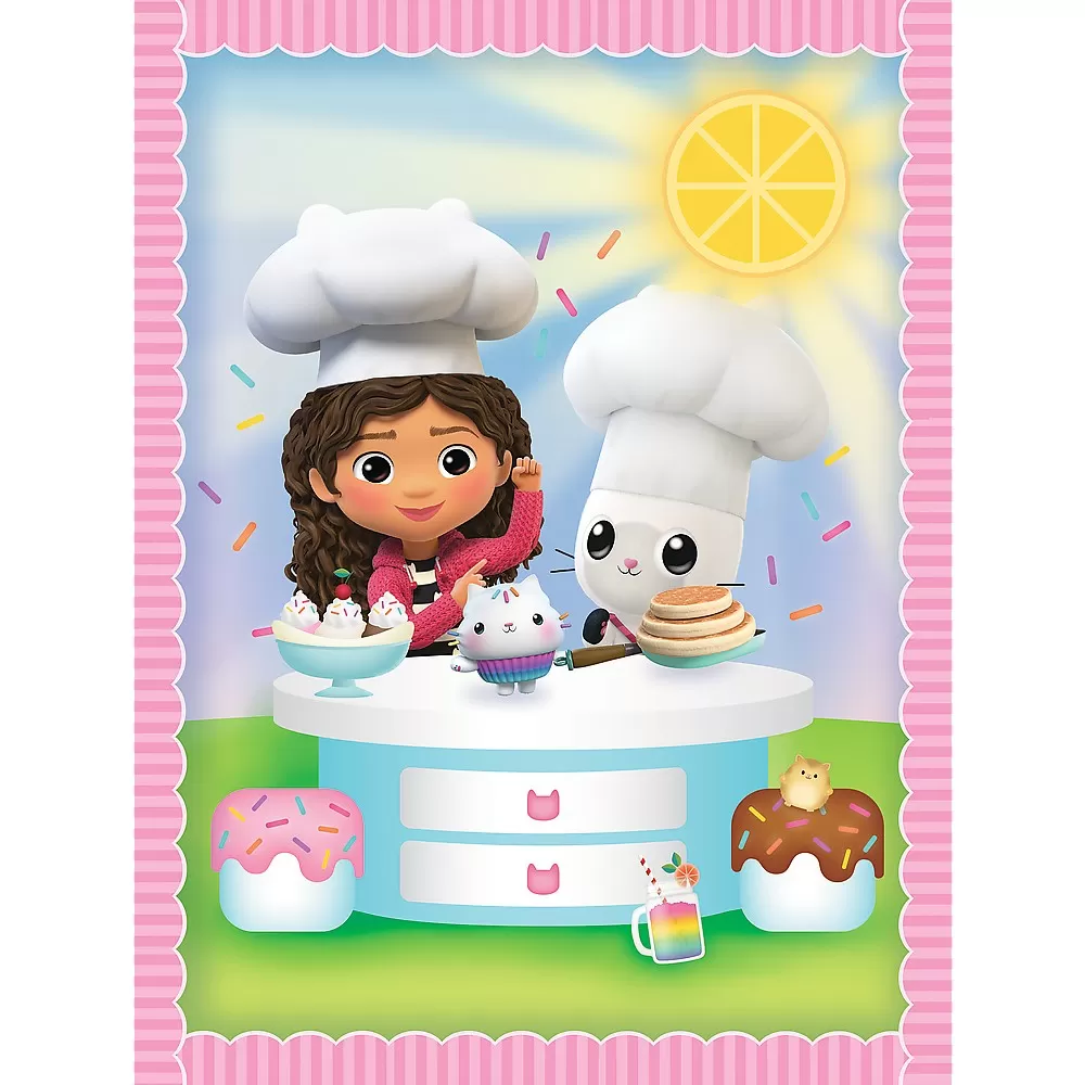 Puzzle 2 in 1 Memo - Gabbys Dollhouse, Gabi si prietenii ei, Trefl [3]