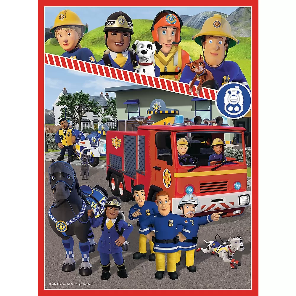Puzzle trefl 2in1 memo pompierul sam echipa pompierilor  [2]