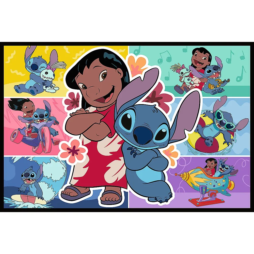 Puzzle trefl 2x200 disney lilo si stitch viata fericita, copii varsta 7 ani pana la 12 ani [3]
