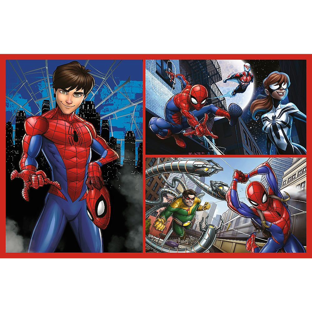 Puzzle trefl 2x70 marvel spider-man aventurile lui spider-man [2]