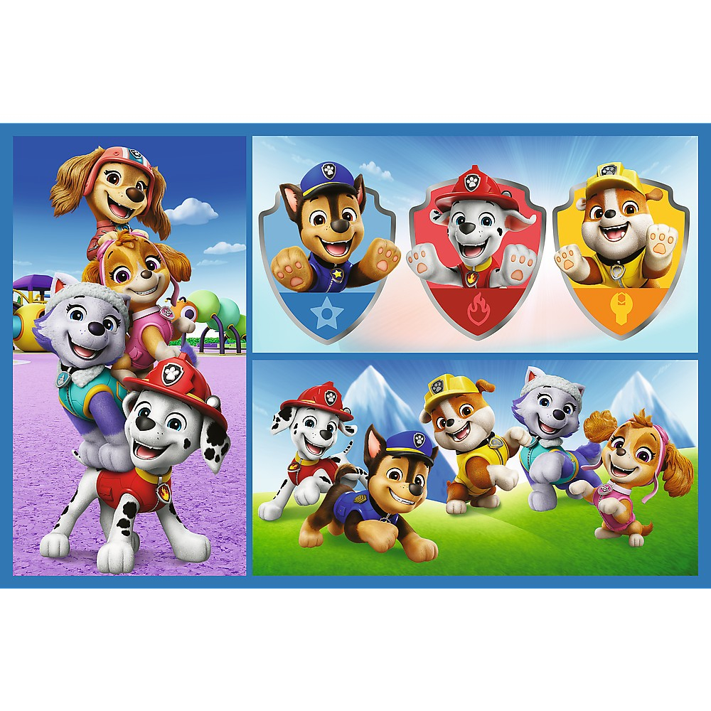 Puzzle trefl 2x70 patrula catelusilor echipa catelusilor [2]