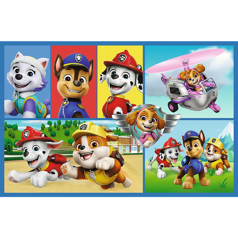 Puzzle trefl 2x70 patrula catelusilor echipa catelusilor [3]