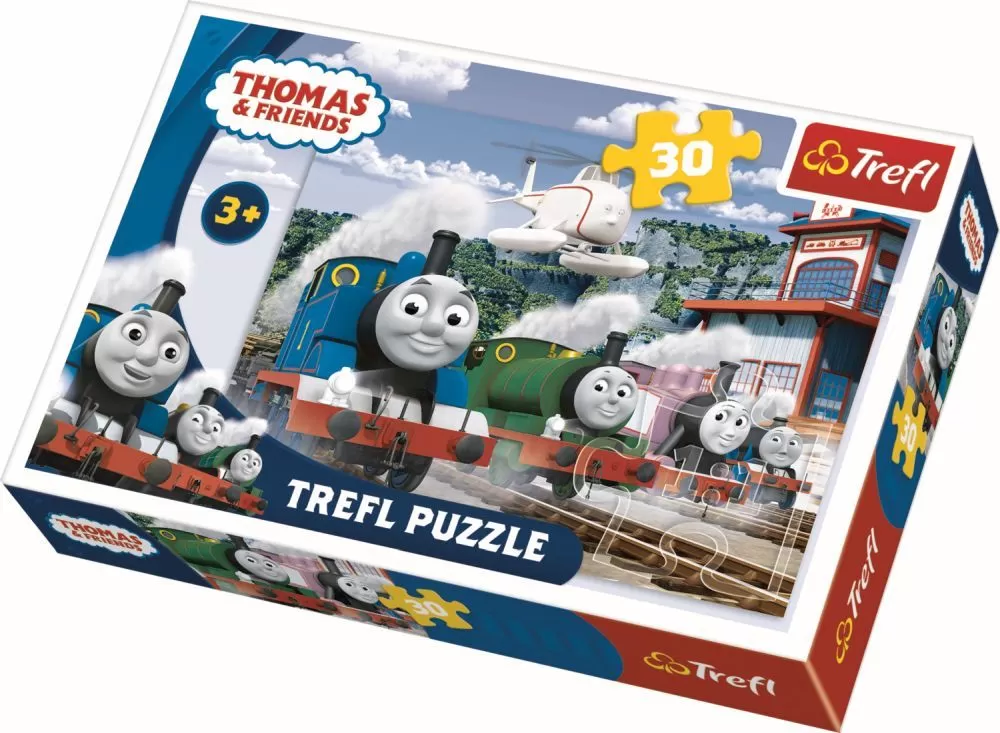 Puzzle trefl 30 cursa pe sine, copii varsta 3 ani pana la 5 ani [1]