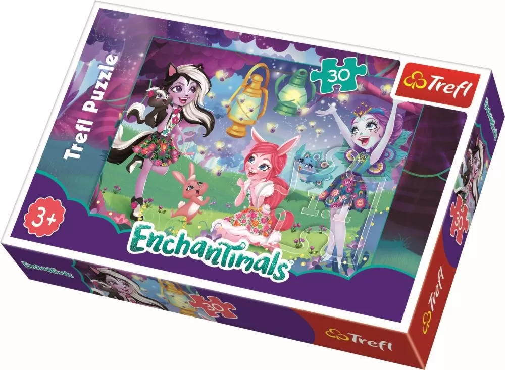 Puzzle trefl 30 magia enchantimals [1]
