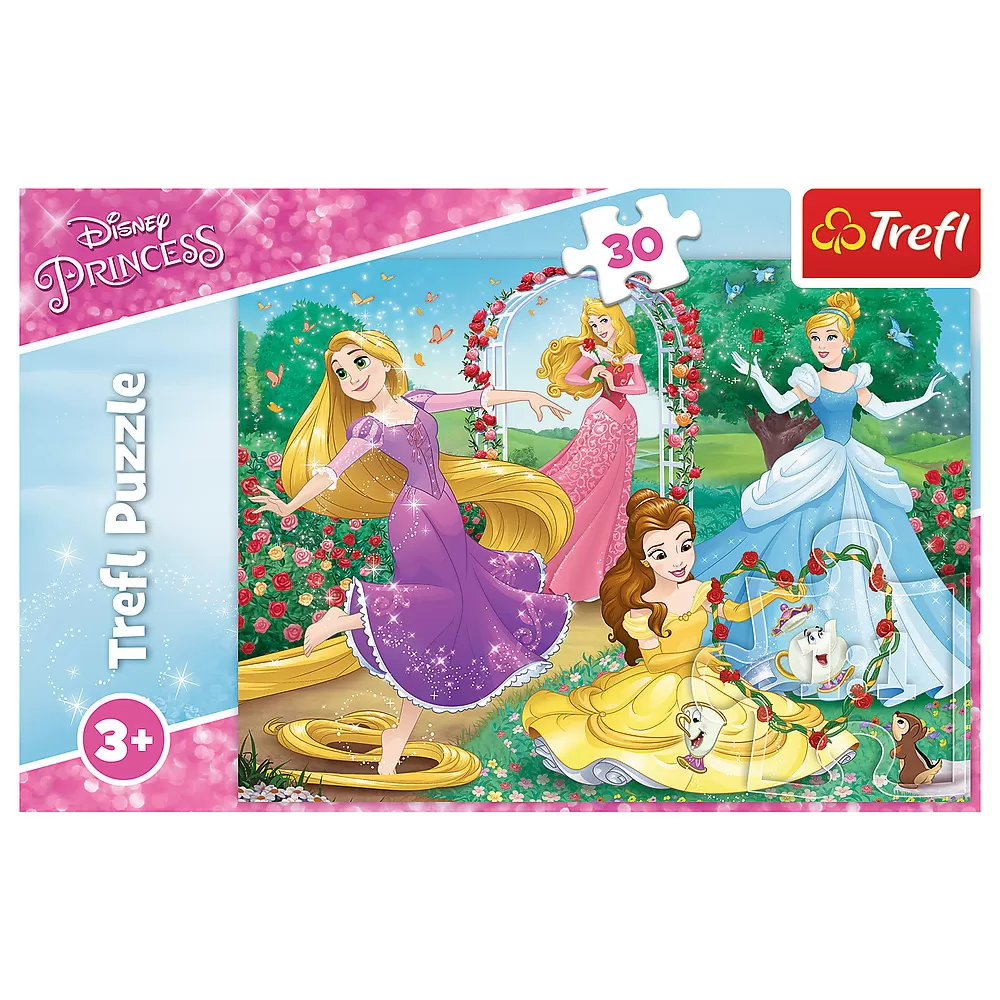 Puzzle trefl 30 printese disney in gradina palatului [3]