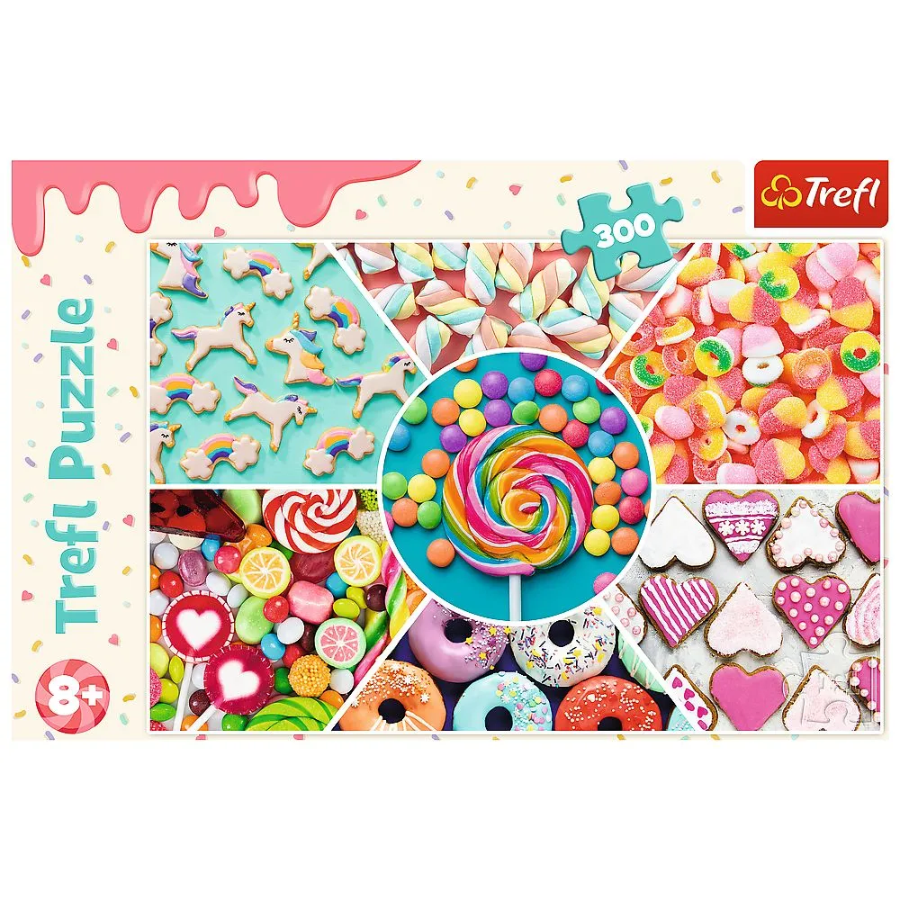 Puzzle trefl 300 dulciuri, copii varsta 8 ani pana la 12 ani [3]