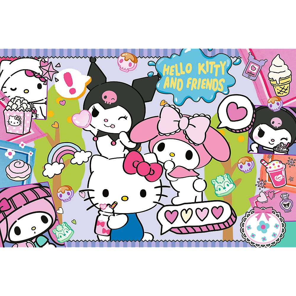 Puzzle trefl 300 hello kitty si prietenii copii varsta 8 ani - 13 ani [2]