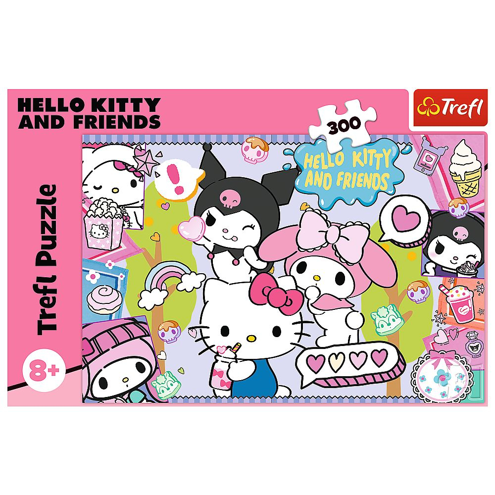 Puzzle trefl 300 hello kitty si prietenii copii varsta 8 ani - 13 ani [3]