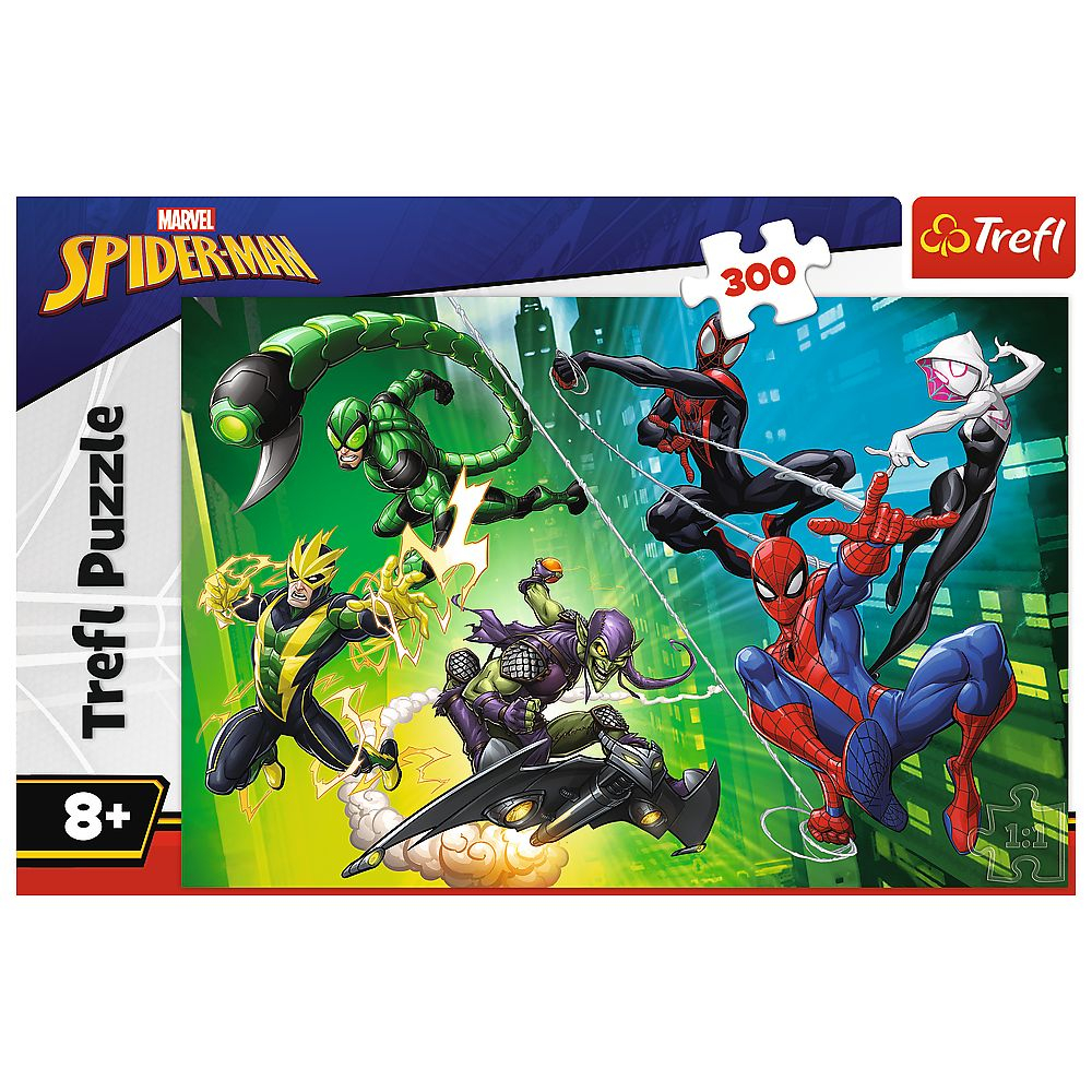 Puzzle trefl 300 marvel spiderman panza omului paianjen copii varsta 8 ani - +15 ani [3]