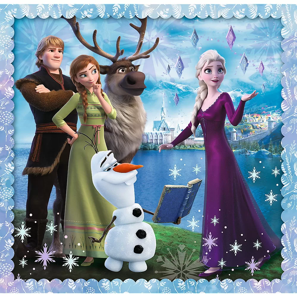 Puzzle trefl 3in1 frozen2 regatul de gheata [2]