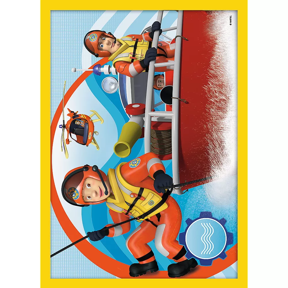 Puzzle trefl 4in1 ajutoarele pompierului sam [3]