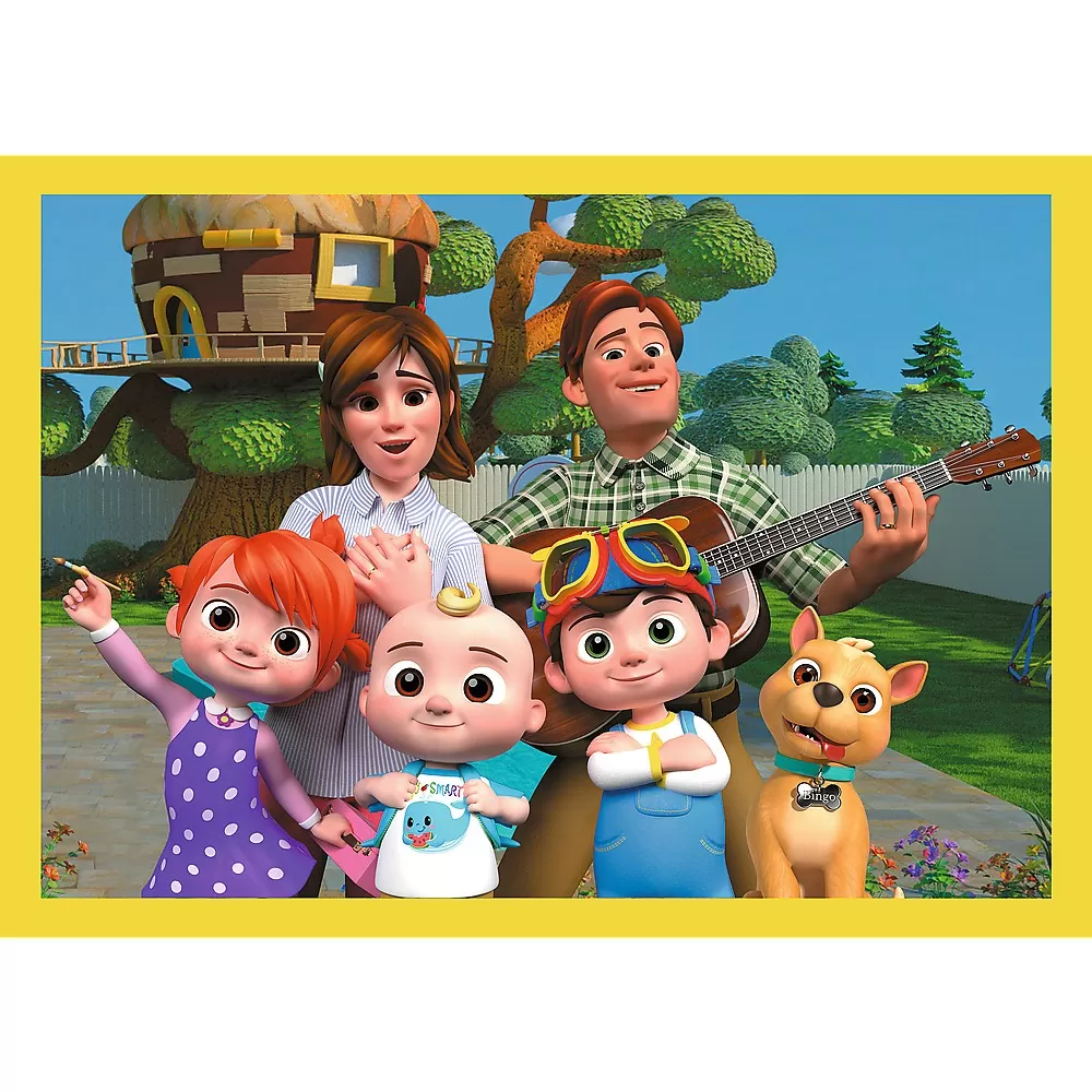 Puzzle trefl 4in1 cocomelon prezentarea familiei [2]