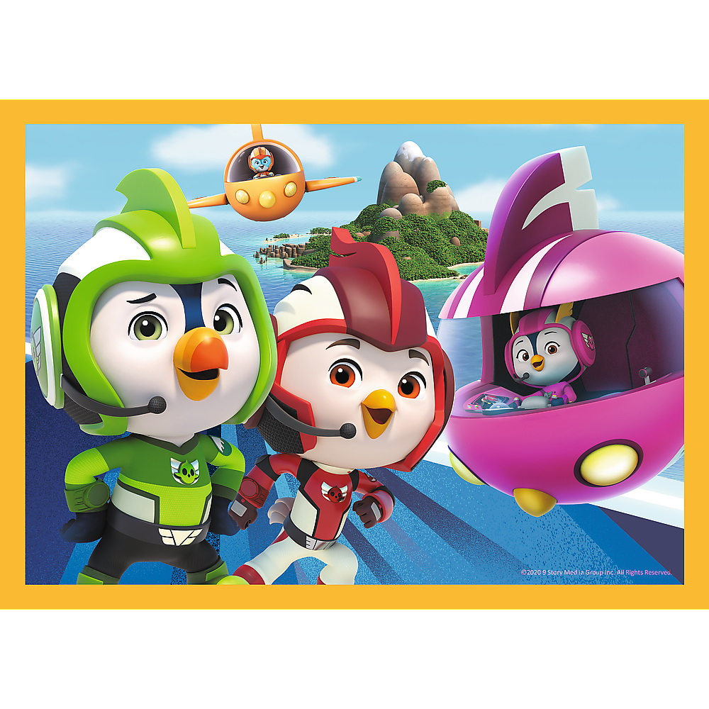  puzzle trefl 4in1 echipa top wing in actiune varsta 4 ani -6 ani [3]