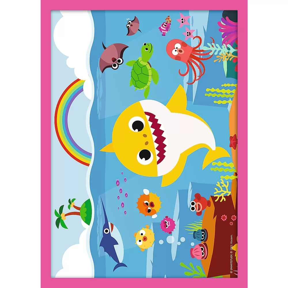 Puzzle trefl 4in1 familia shark [2]