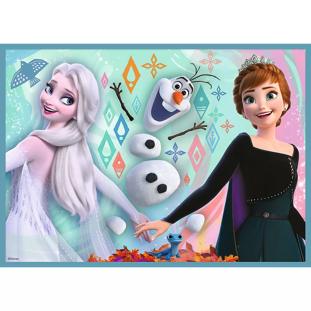 Puzzle trefl 4in1 frozen 2 uimitoarea lume disney [2]