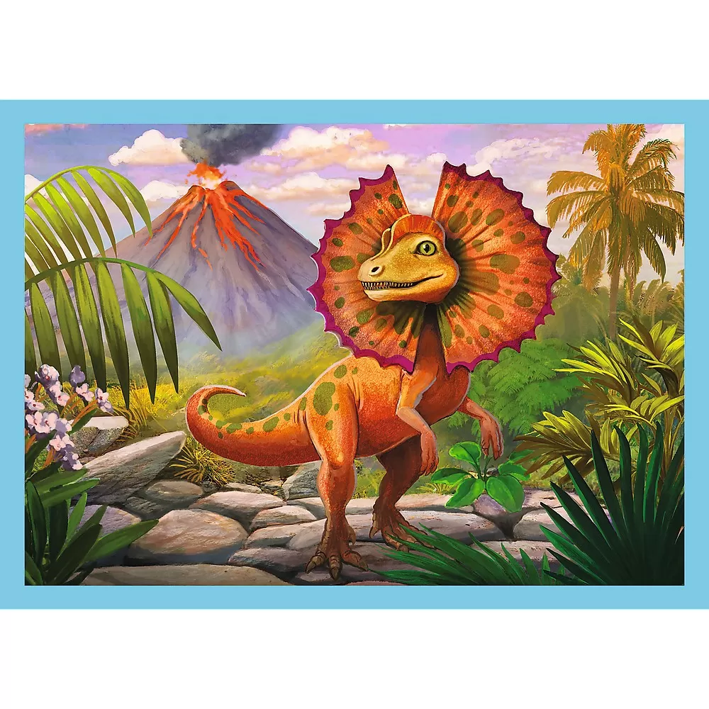 Puzzle trefl 4in1 lumea dinozaurilor [3]