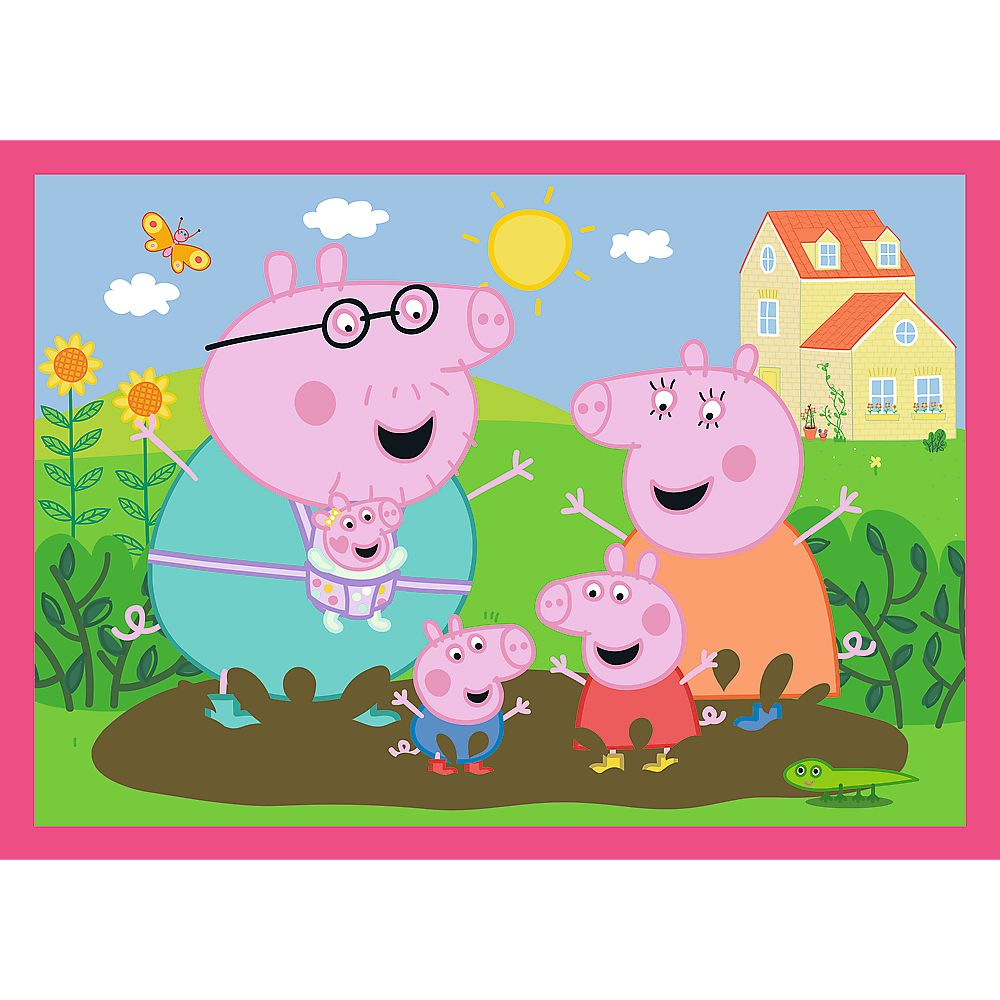 Puzzle trefl 4in1 peppa pig iubeste aventurile [2]