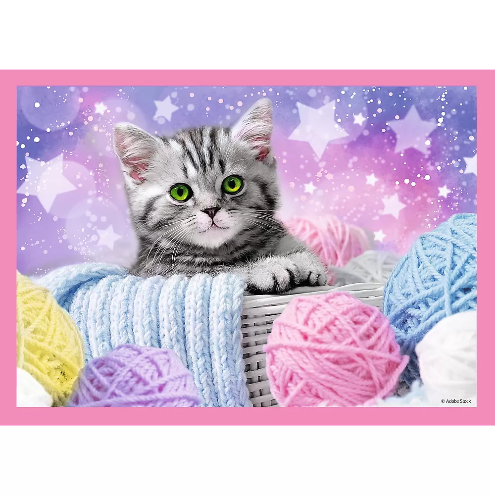 Puzzle trefl 4in1 pisicutele dragalase [4]