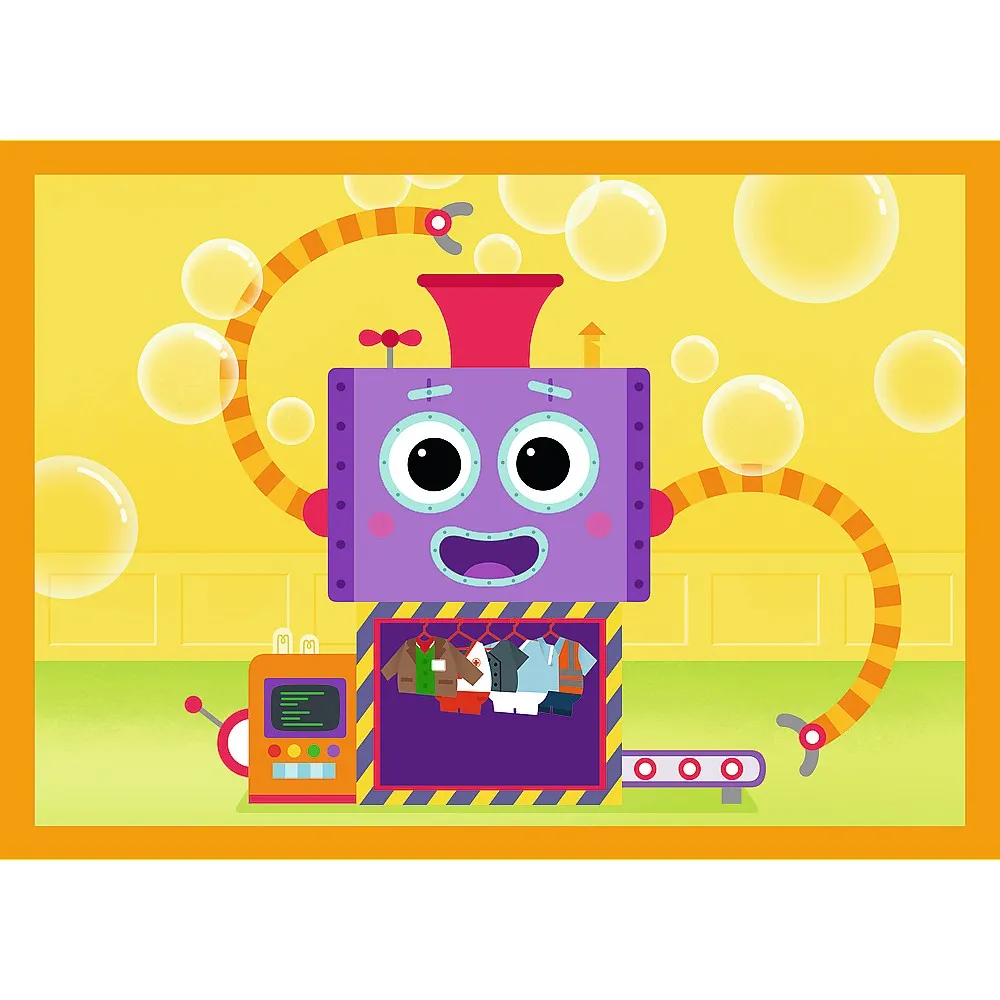 Puzzle trefl 4in1 planeta milo intalnire cu milo si prietenii [2]