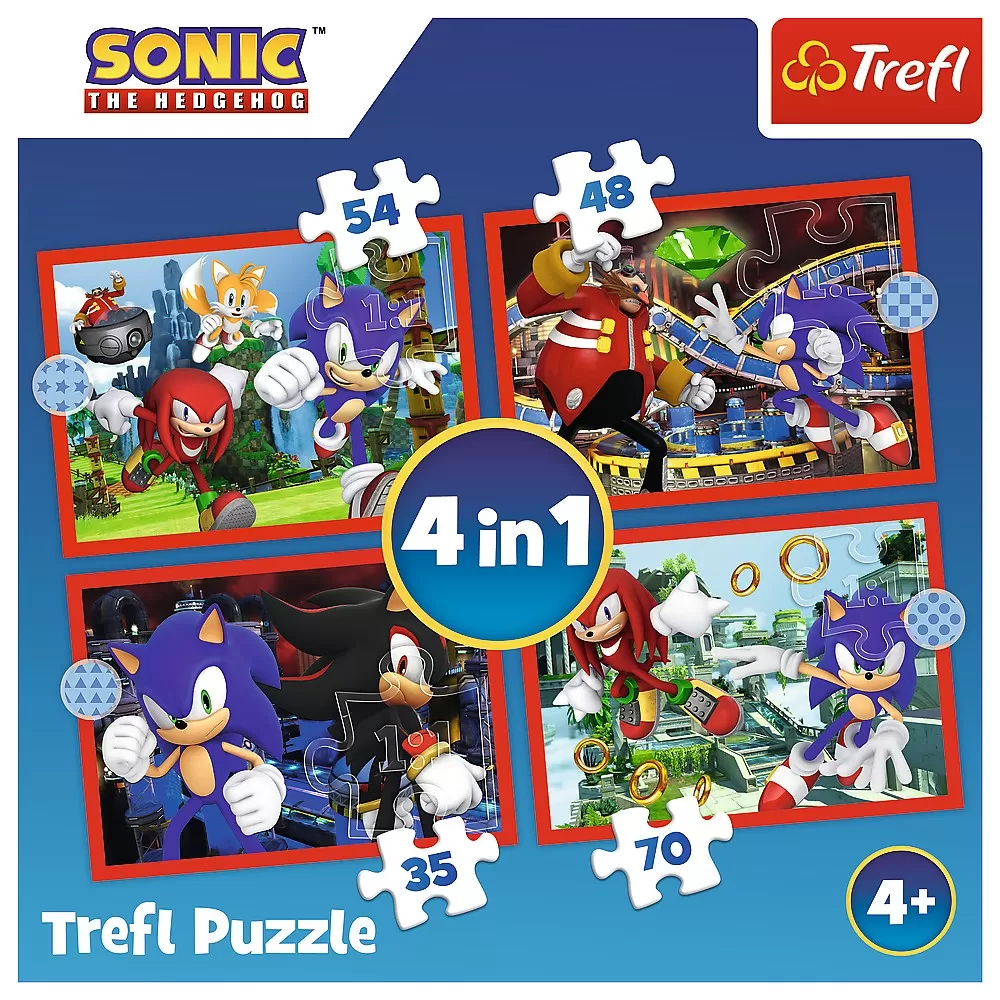 Puzzle trefl 4in1 sonic aventurile lui sonic [6]