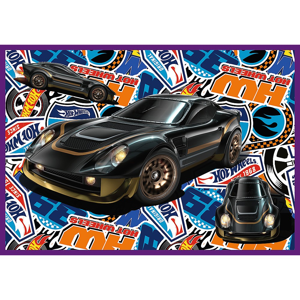 Puzzle trefl 4x250 hot wheels masini de curse [2]