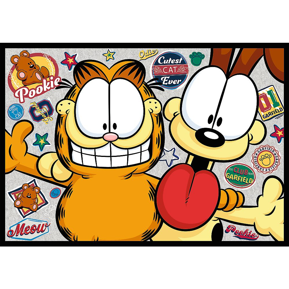 Puzzle trefl 4x250 lui garfield nu ii place ziua de luni [5]