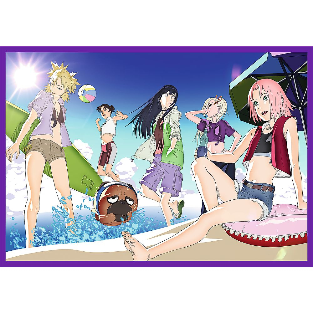 Puzzle trefl 4x250 naruto shippuden aventurile lui naruto uzumaki  copii varsta 10 ani - +15 ani [2]