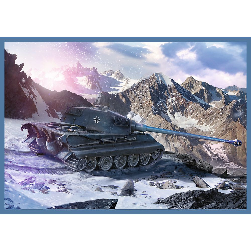 Puzzle trefl 4x250 world of tanks batalie grozava cu tancuri copii varsta 10 ani - +15 ani [5]
