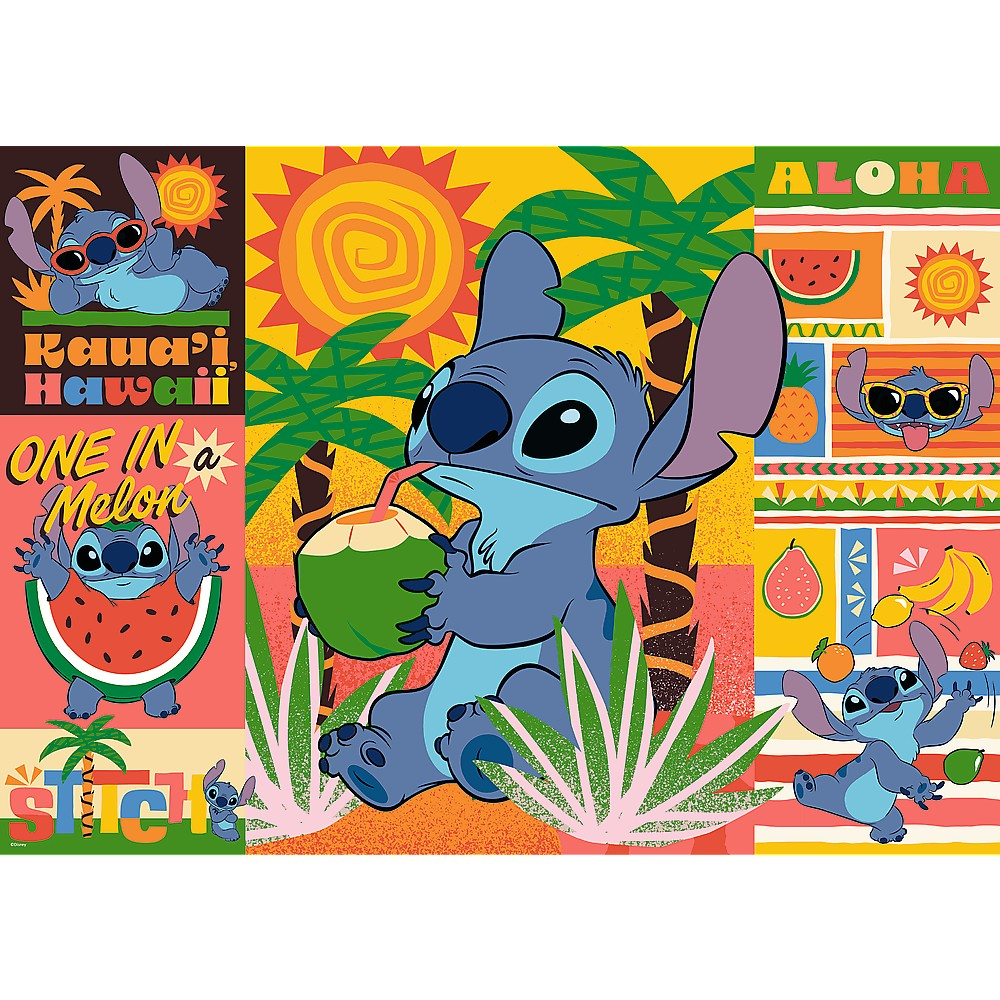 Puzzle trefl 500 disney stitch in vacanta [2]