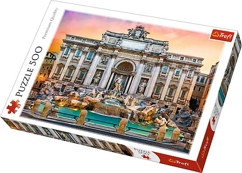 Puzzle trefl 500 fontanna di trevi roma [1]