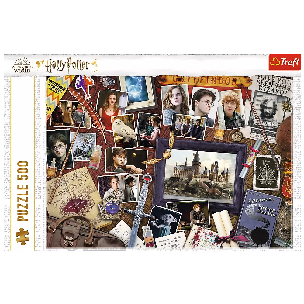 Puzzle trefl 500 harry potter - memoriile de la hogwart [3]