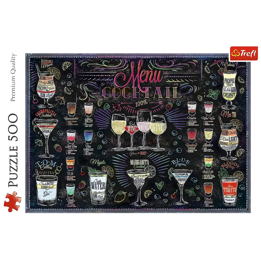Puzzle trefl 500 meniul de cocktailuri [3]