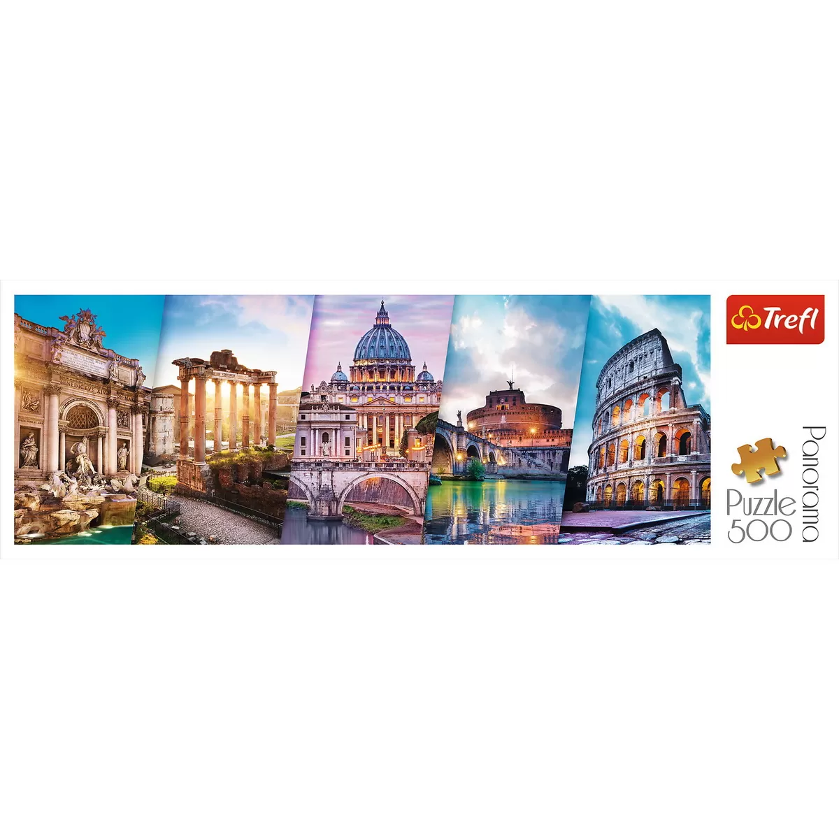 Puzzle trefl 500 panorama calatorind in italia [3]