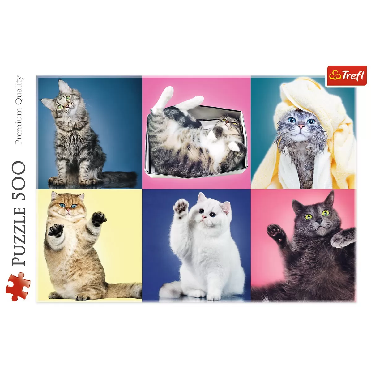 Puzzle trefl 500 pisicute [3]