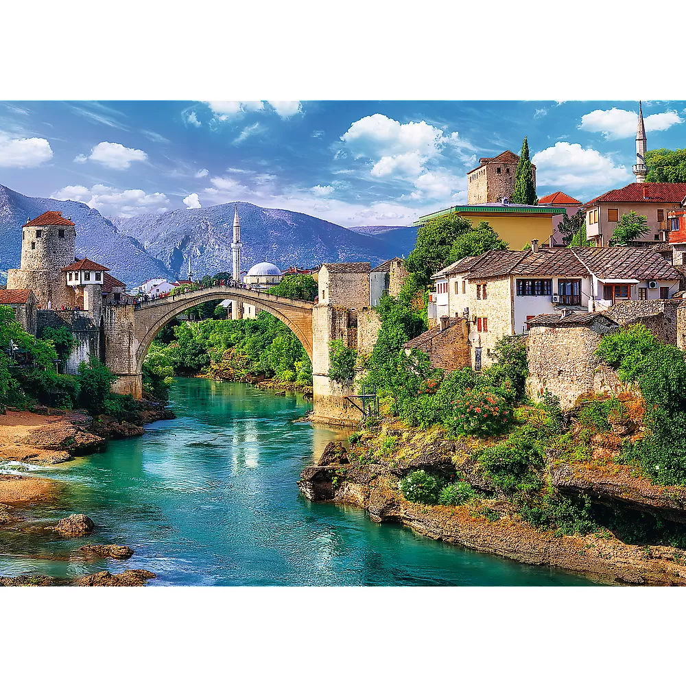 Puzzle trefl 500 pod vechi mostar bosnia [2]