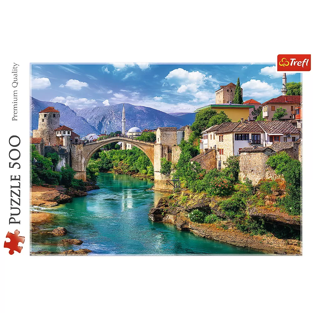 Puzzle trefl 500 pod vechi mostar bosnia [3]