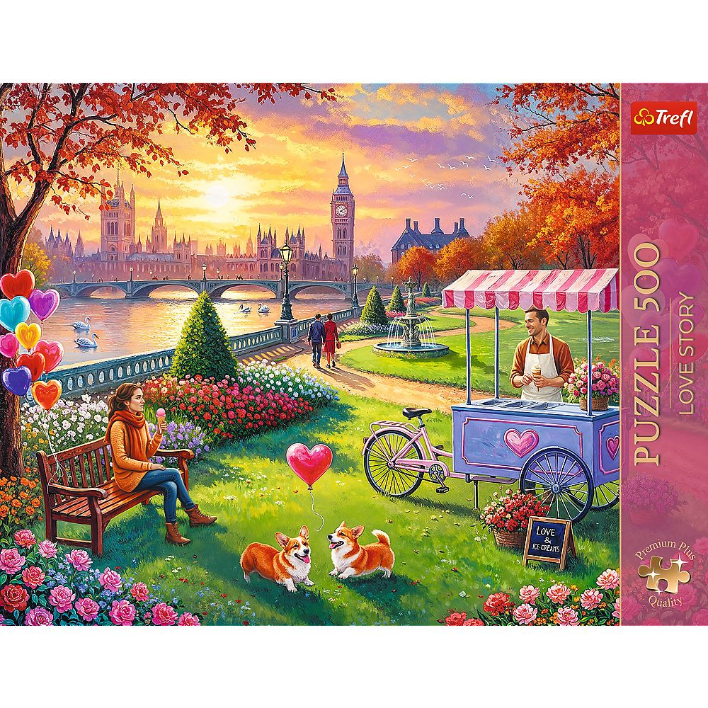 Puzzle trefl 500 premium plus love story londra romantica [3]