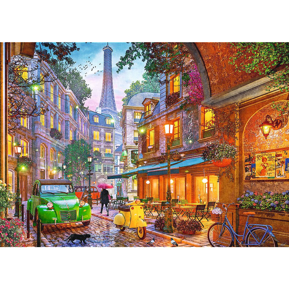 Puzzle trefl 500 premium plus tea time campionatul european cafenea din paris copii cu varsta peste 10 ani [2]