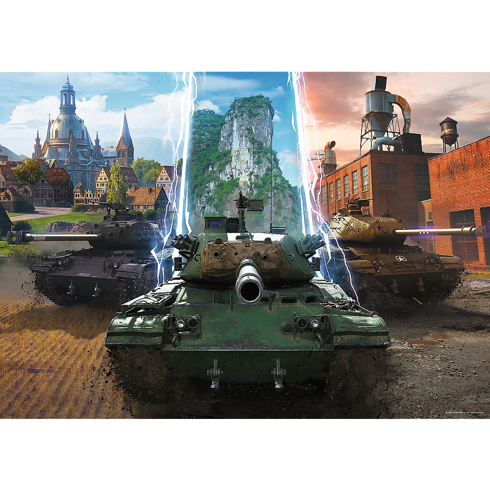 Puzzle trefl 500 world of tanks timp pentru actiune copii varsta 10 ani - +15 ani [2]