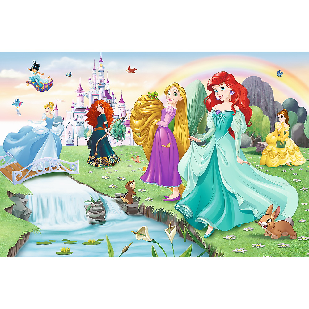 Puzzle trefl 60 disney princess - intalneste printesa [2]