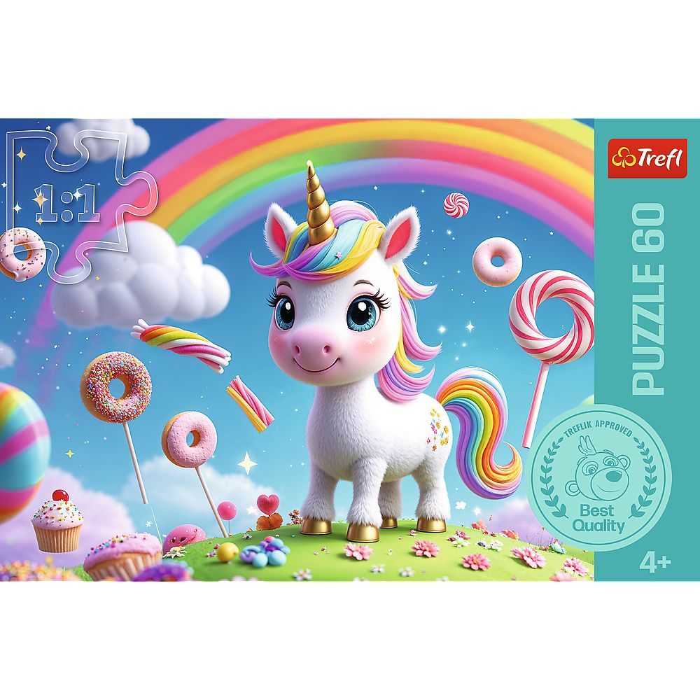 Puzzle trefl 60 lumea dulciurilor [3]