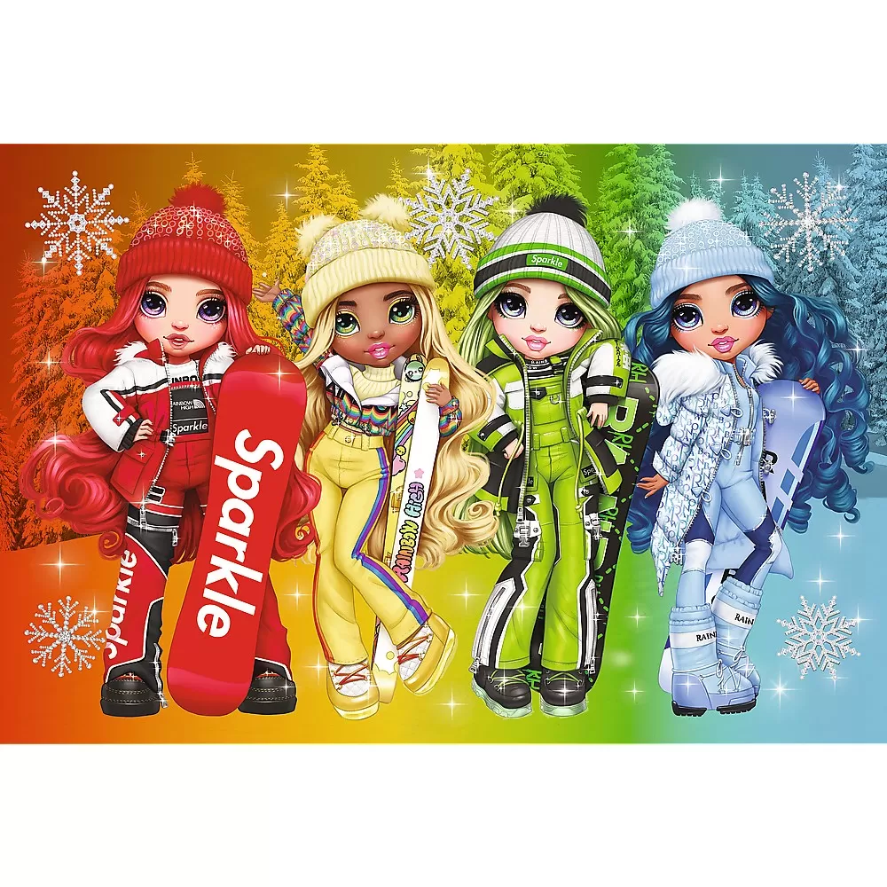 Puzzle trefl 60 rainbow high papusile jucause [2]