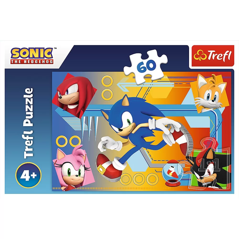 Puzzle trefl 60 sonic in actiune [3]