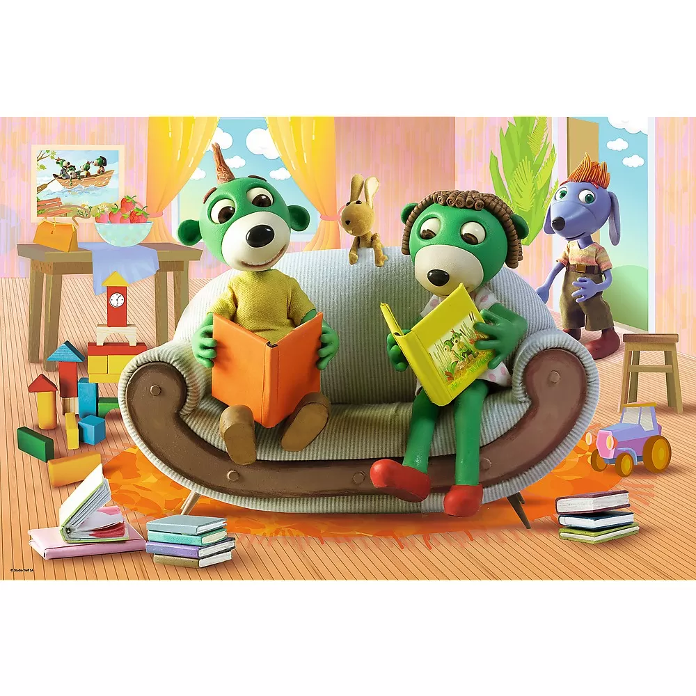 Puzzle trefl 60 treflik sa citim impreuna [2]